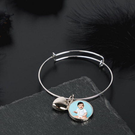 bracelet rond coeur