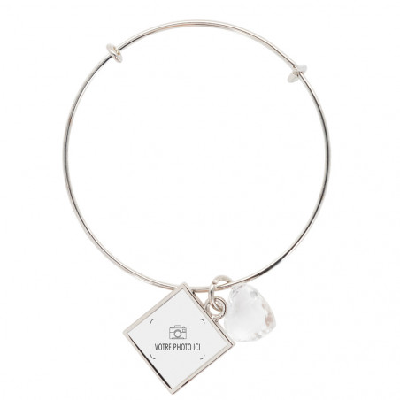 bracelet carré cœur