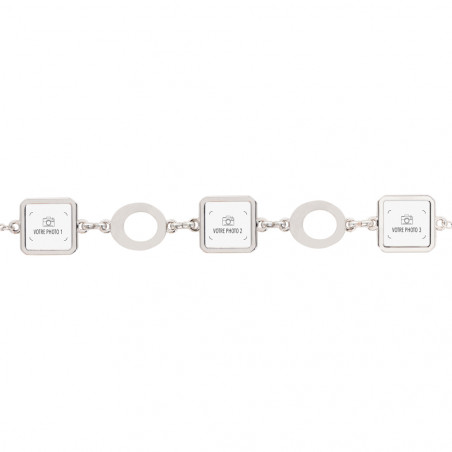 Bracelet 3 carrés photos