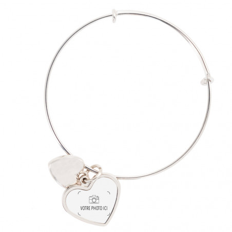 Bracelet cœur photo
