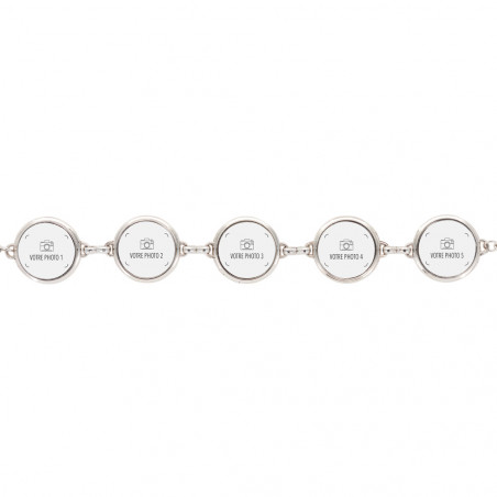 Bracelet ronds 5 photos à imprimer