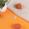 bracelet perle argent gravé