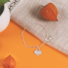 Bracelet cœur argent personnalisable