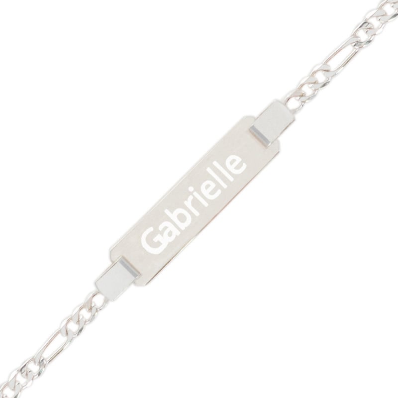Gourmette enfant plaqué argent
