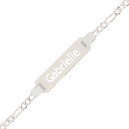 Gourmette enfant argent gravé