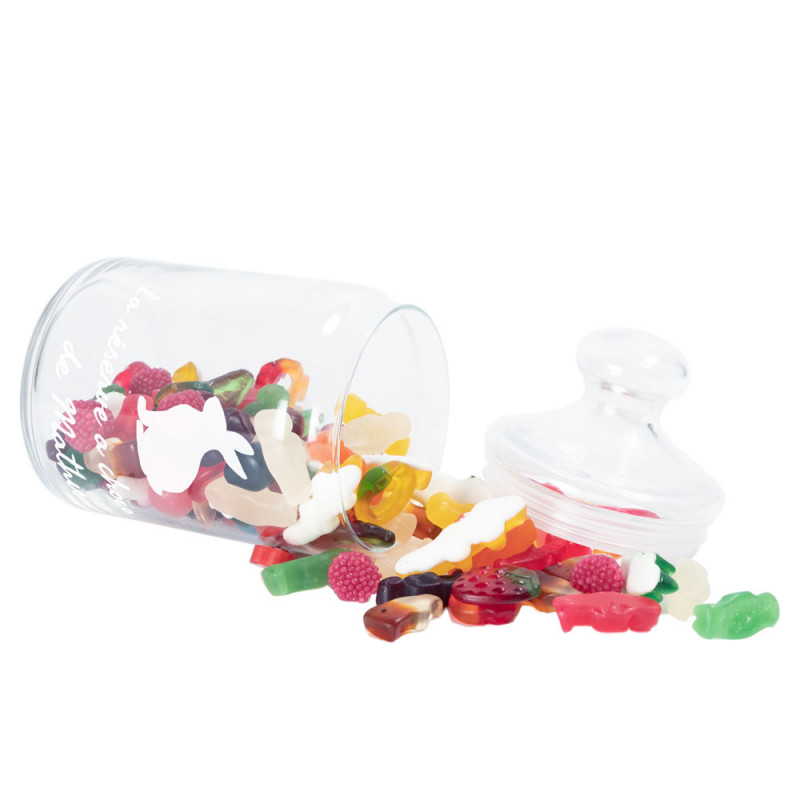 Bonbonnière personnalisable - Gravée « Les gourmandises de » - Candy Mix -  Cadeau d'anniversaire : : Cuisine et Maison