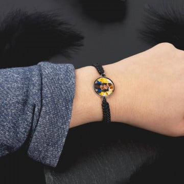 Bracelet shamballa personnalisé avec votre photo