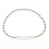 Bracelet perle personnalisé gravé