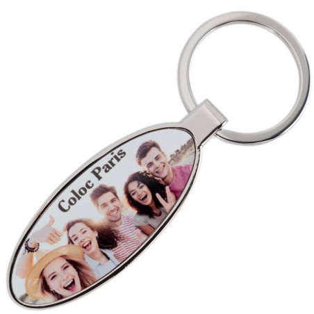 Porte clé décapsuleur ovale personnalisé