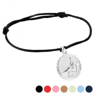 Bracelet zodiaque Vierge en argent personnalisé