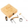 Coffret dégustation vin en bois personnalisé