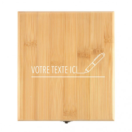 Coffret dégustation vin en bois