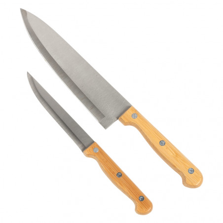 Couteaux de cuisine acier et manche bois