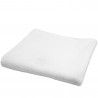 Serviette bain blanche coton et polyester