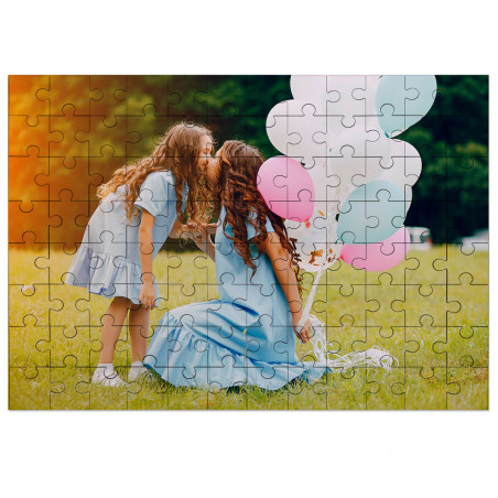 Grand puzzle en bois personnalisé