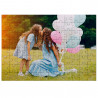 Grand puzzle en bois personnalisé