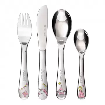 Set de couverts princesse enfant personnalisé