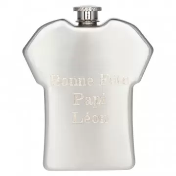 Flasque tee shirt acier gravure sur mesure