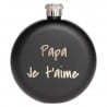Flasque ronde 150 ml noire