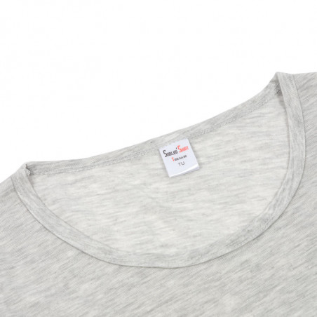 Zoom chemise de nuit polyester gris