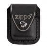 Pochette zippo clip ceinture noire