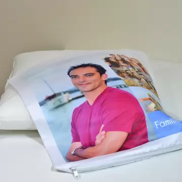 Housse de coussin personnalisable