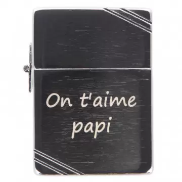 Briquet Zippo Replica slash 1935 avec gravure personnalisée
