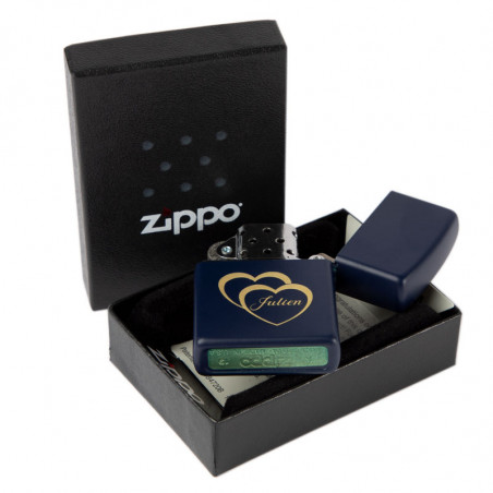 Zippo navy mat dans sa boite cadeau