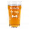 Verre à bière personnalisé gravé