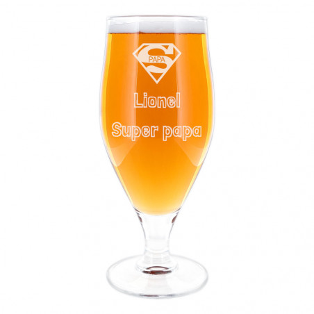Verre à bière unique à personnaliser