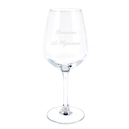 Verre à vin rouge à personnaliser
