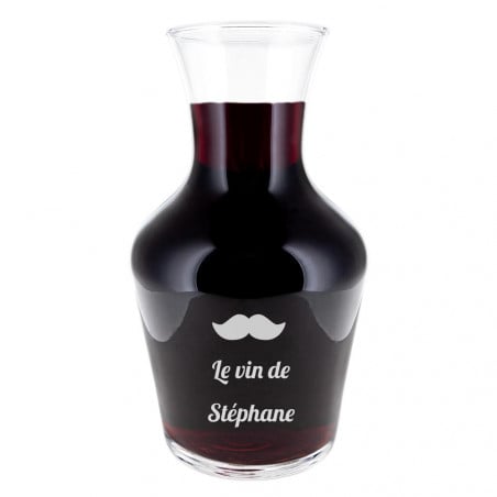 Carafe en verre 1l personnalisable