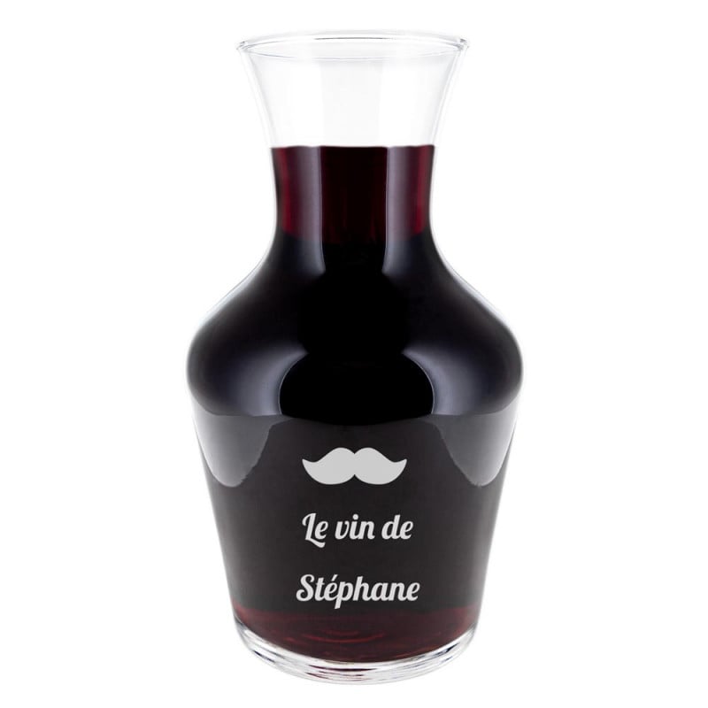 Carafe en verre 1l personnalisé