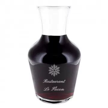 Carafe à vin personnalisée | 50cl | Gravure texte