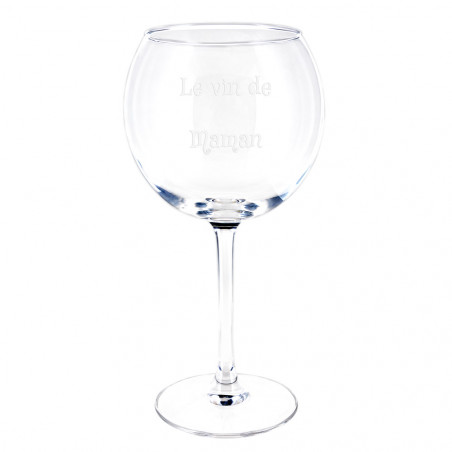 Verre à vin ballon personnalisable