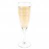 Flûte à Champagne design cœur personnalisé