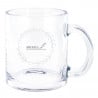 Tasse à thé en verre gravée avec vos initiales