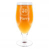 Verre à Bière à pied personnalisé avec design Anniversaire