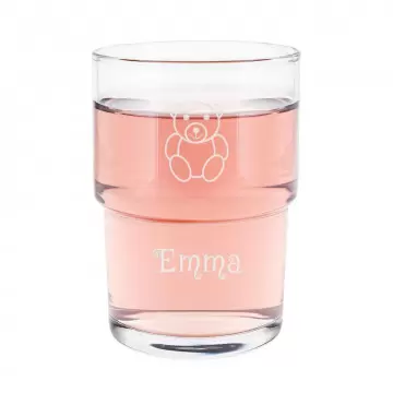 Verre Table à Eau personnalisé | Gravure Texte & Design