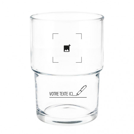 Verre à eau unique