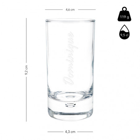 Taille du verre à digestif / shooter