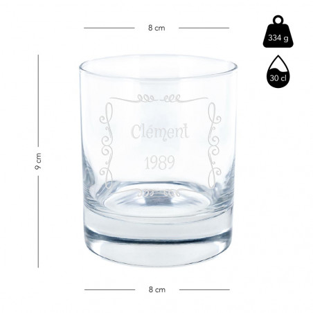 Taille du verre à Whisky
