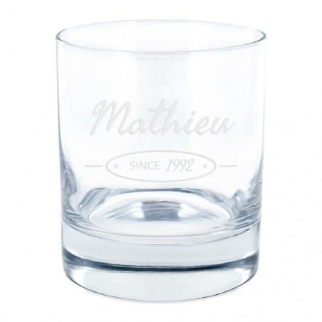 Verre à Whisky Since à personnaliser