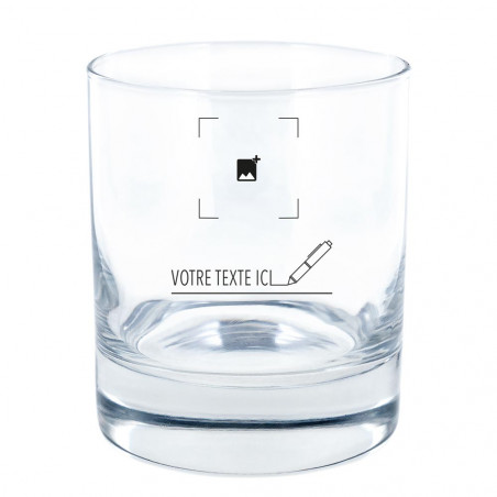 Verre à whisky Tumbler personnalisé