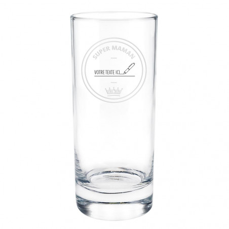 Verre apéritif personnalisé pour maman