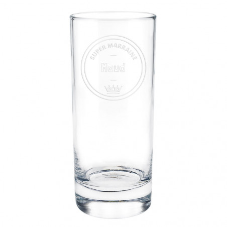 Verre pour marraine personnalisé