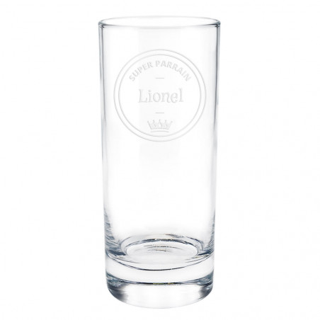 Verre apéritif personnalisé pour un Parrain