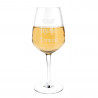 Verre à vin blanc personnalisé