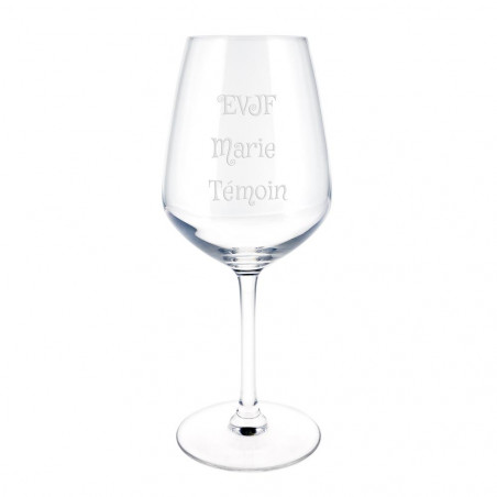 Verre à vin blanc unique