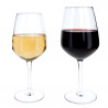 Différence verre vin blanc et vin rouge